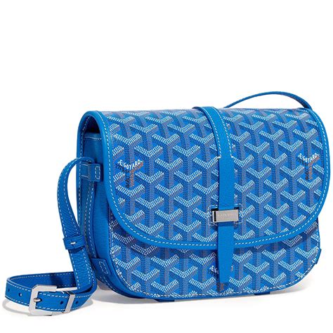 blue goyard bookbag|second hand blue Goyard bag.